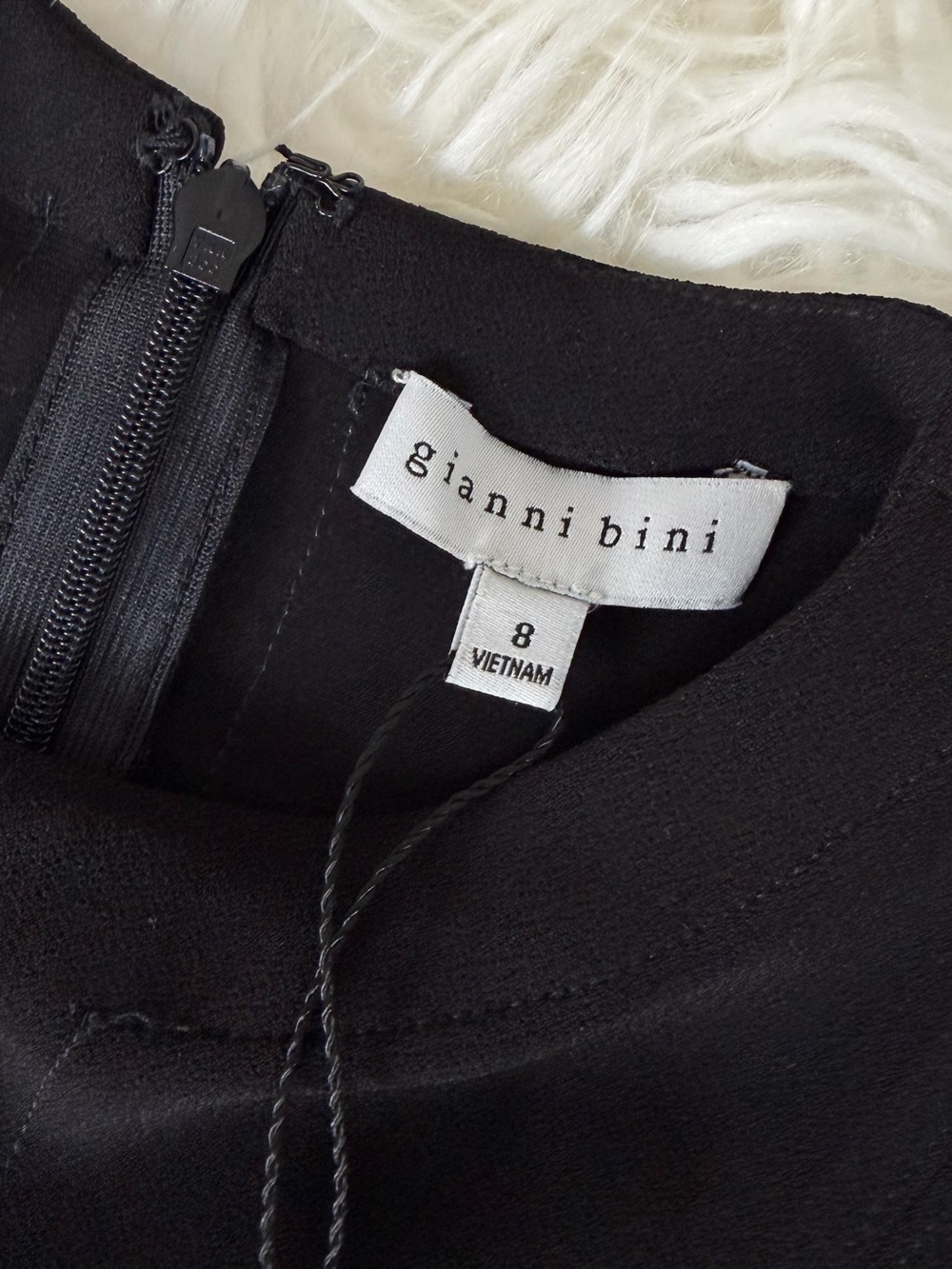 NWT Gianni Bini Parisian Fit & Flare Mini Dress Black 8 Formal MSRP $159 - Picture 12 of 13